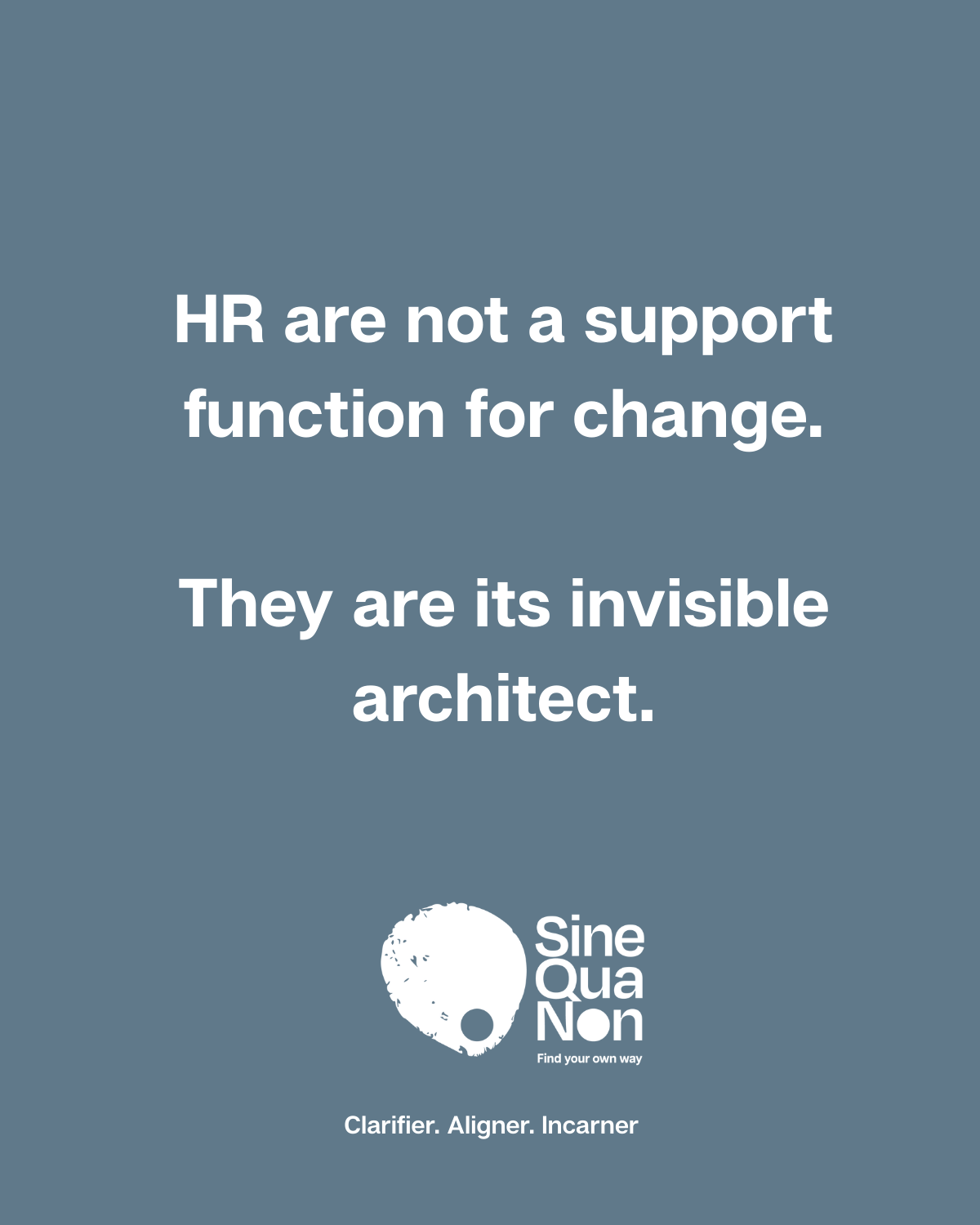 HR are not a support function
